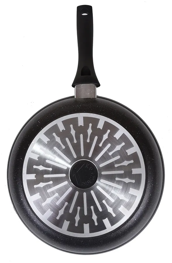 смти280а Сковорода с ручкой темный мрамор Индукция 01  смти280а Сковорода с ручкой темный мрамор Индукция 01